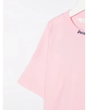 Palm Angels Kids ロゴプリントTシャツ - ピンク - サムネイル3