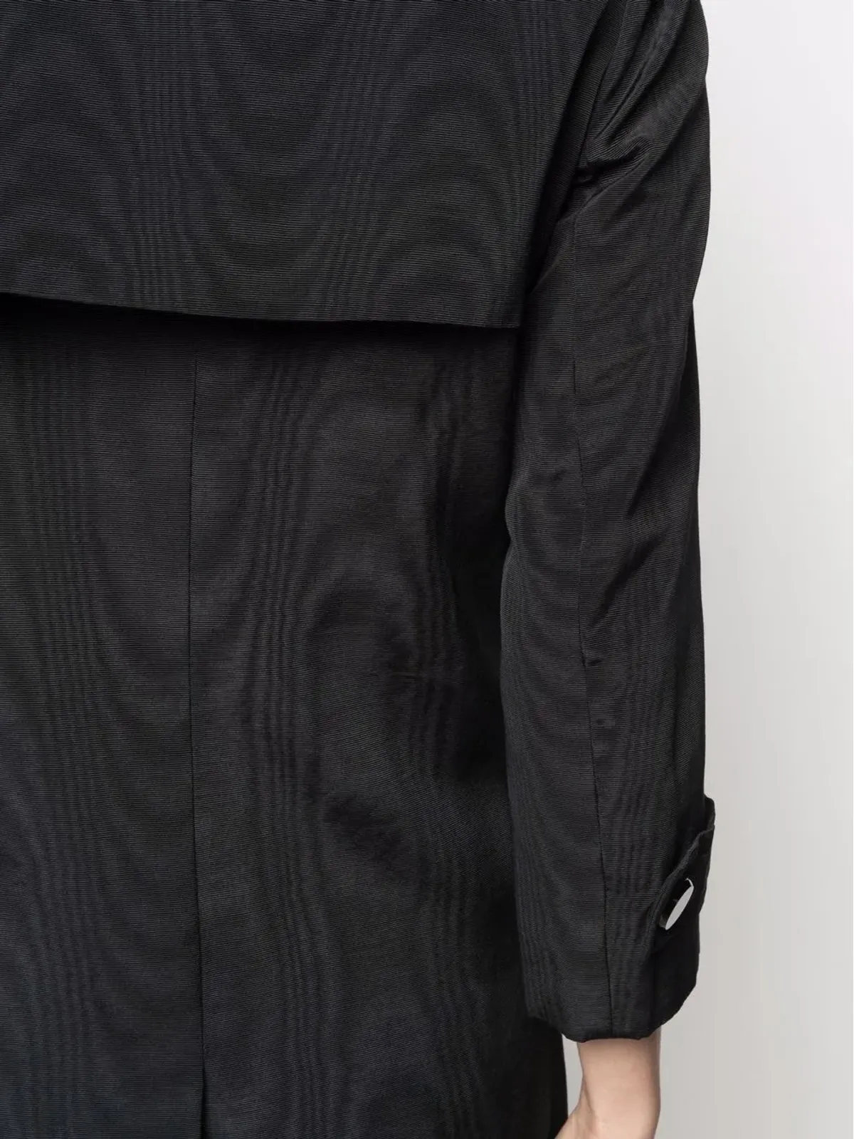 Christian Dior Pre-Owned 1970年代 ダブルブレスト トレンチコート - ブラック - 画像5