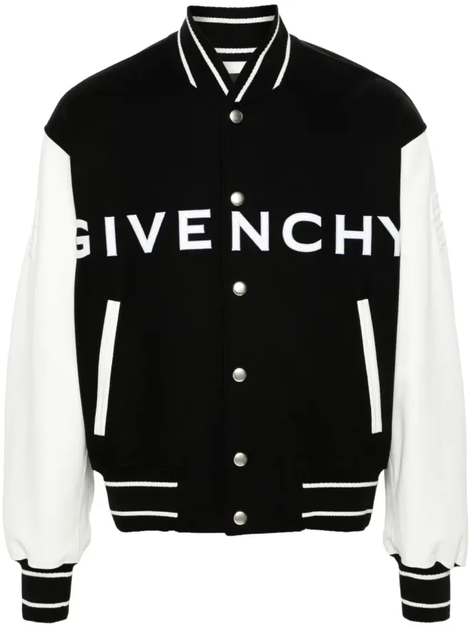 Givenchy Givenchy ロゴ入りエンボス加工ボンバージャケットの商品画像
