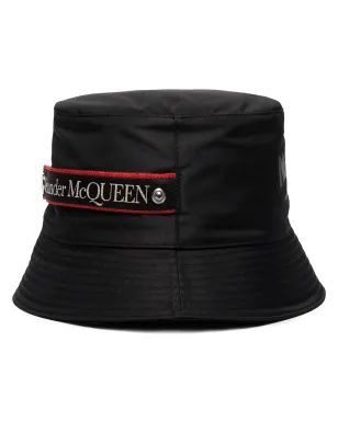 Alexander McQueen グラフィティロゴ バケットハット - ブラック - サムネイル1