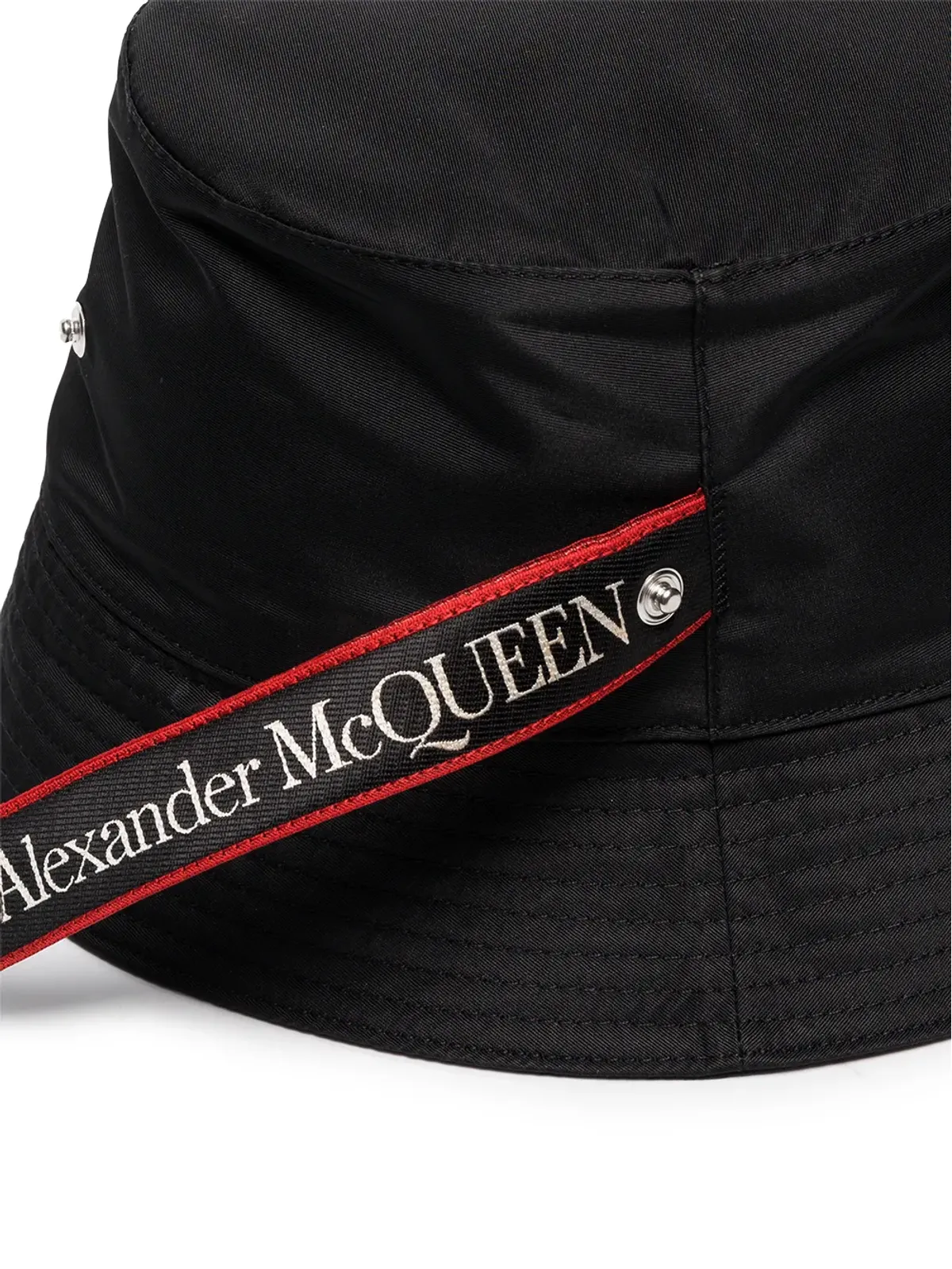 Alexander McQueen グラフィティロゴ バケットハット - ブラック - 画像5