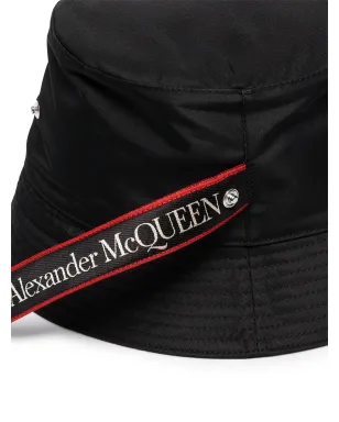 Alexander McQueen グラフィティロゴ バケットハット - ブラック - サムネイル5