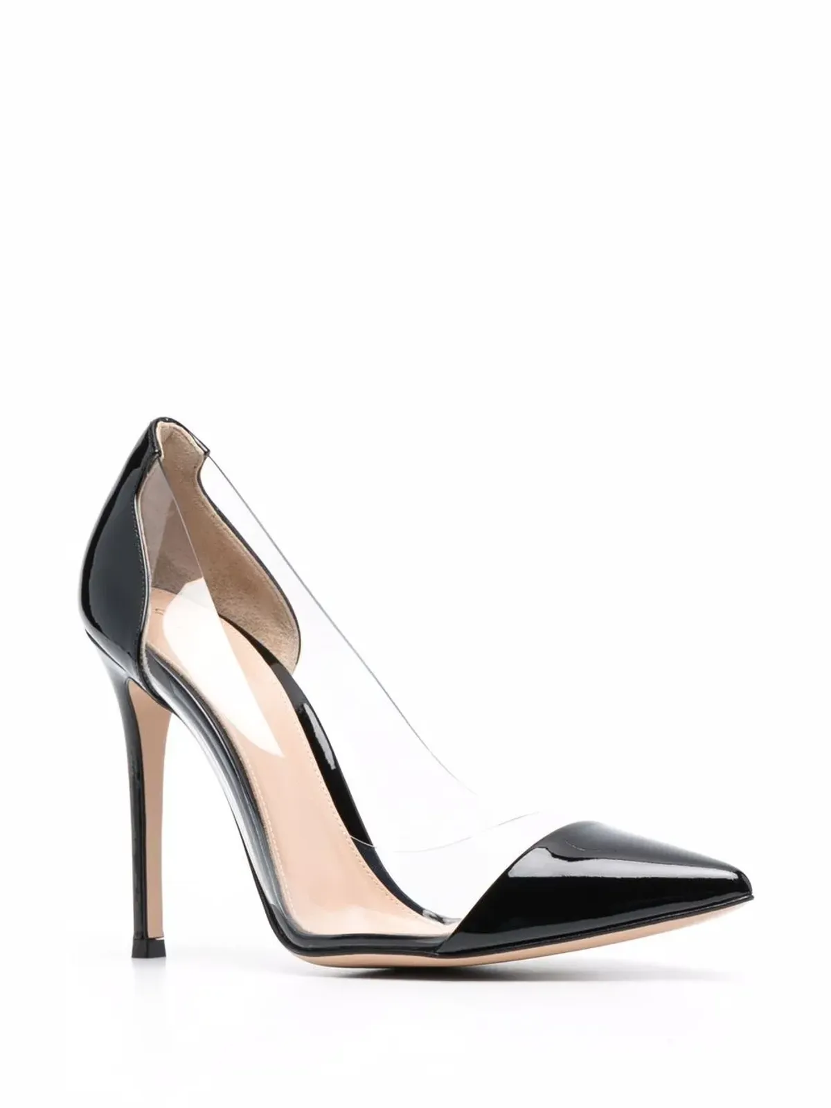 Gianvito Rossi Plexi patent leather pumps - Black - 画像2