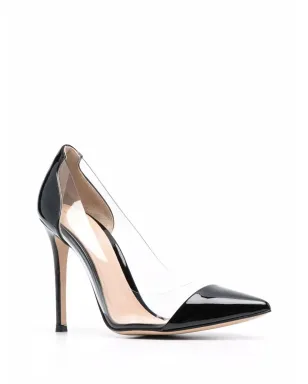Gianvito Rossi Plexi patent leather pumps - Black - サムネイル2