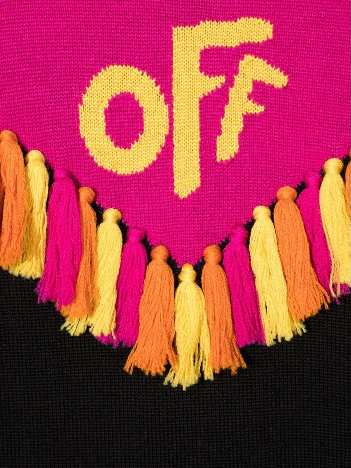 Off-White Kids タッセルディテールジャンパードレス - 画像3