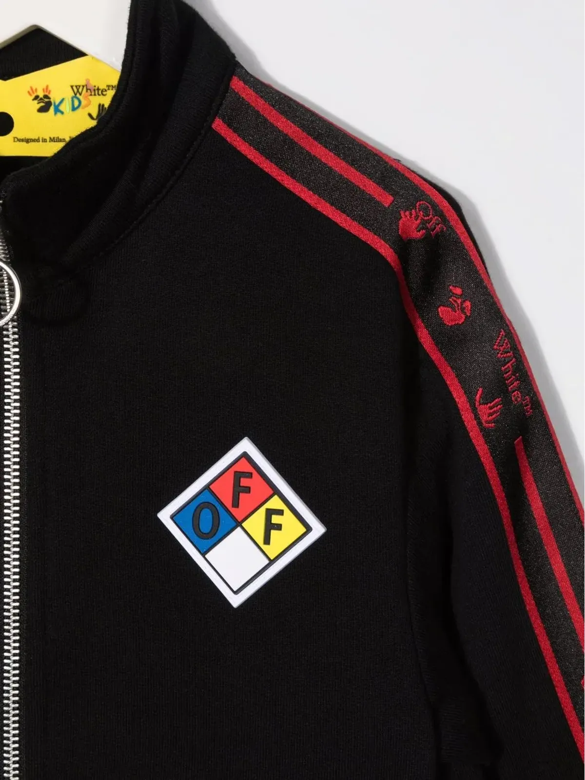 Off-White Kids ロゴテープ トラックジャケット - 画像3