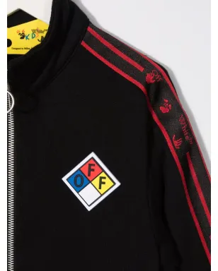 Off-White Kids ロゴテープ トラックジャケット - サムネイル3