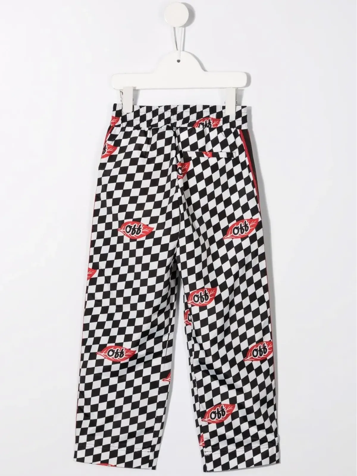 Off-White Kids チェスボード柄トラックパンツ - 画像2