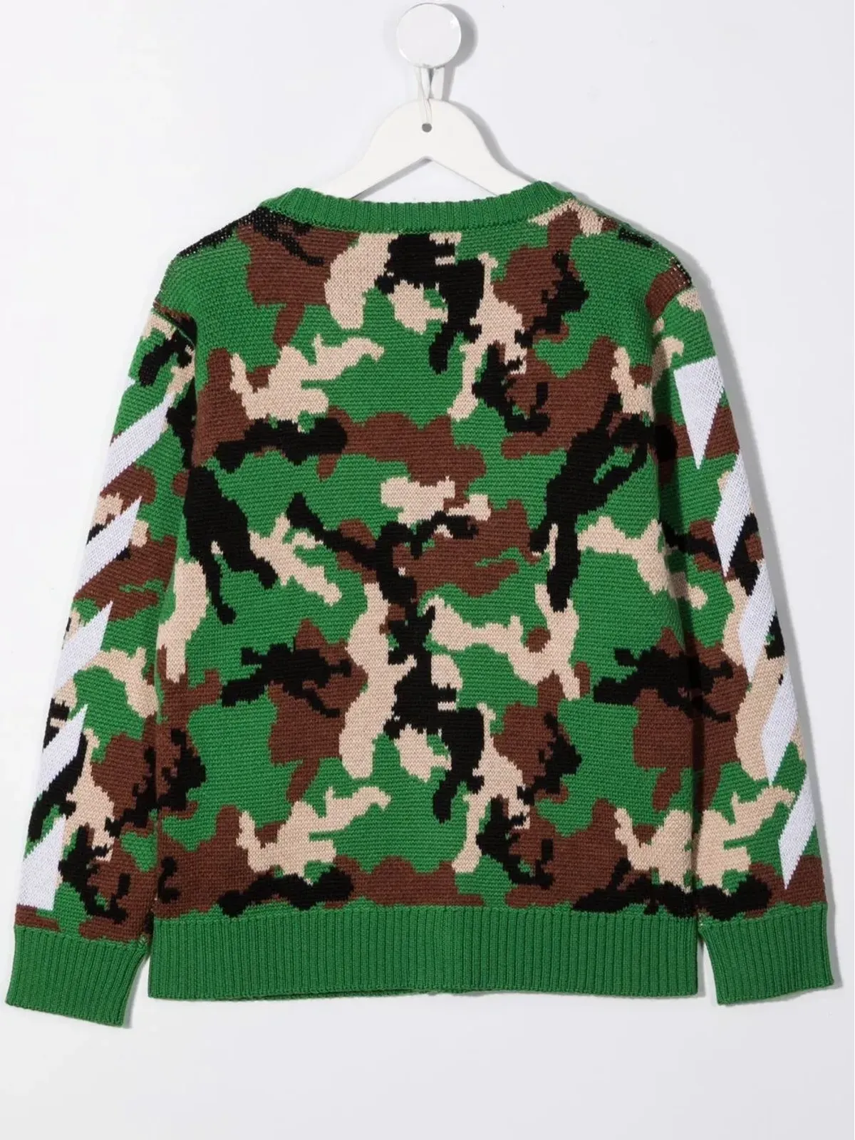 Off-White Kids カモフラージュ柄カーディガン - 画像2