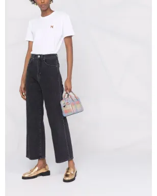 Maison Kitsuné Foxアップリケ付きコットンTシャツ - サムネイル2