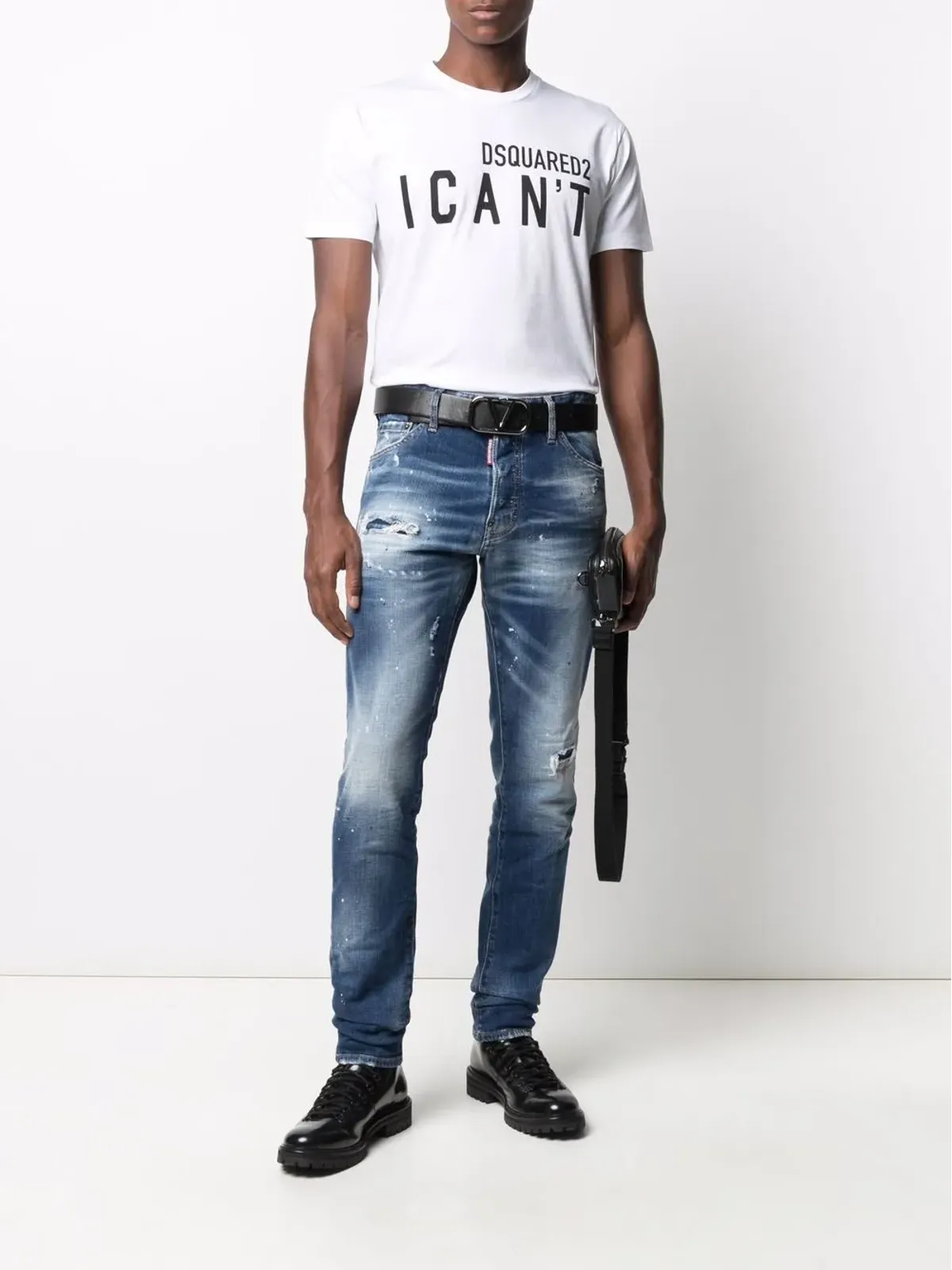 DSQUARED2 I can't ロゴ入りTシャツ - 画像2
