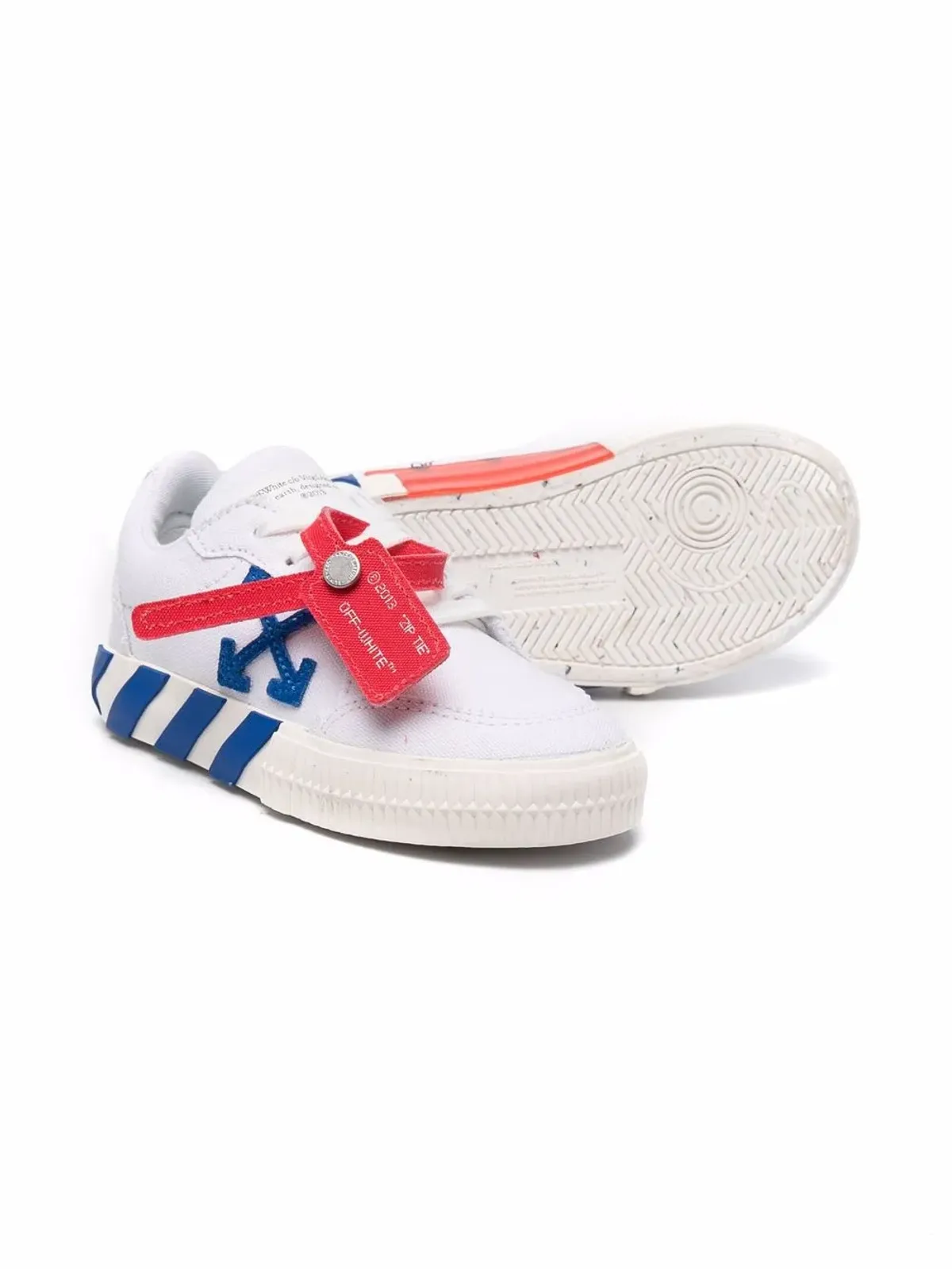 Off-White Kids バルカナイズド ローカット スニーカー - 画像2