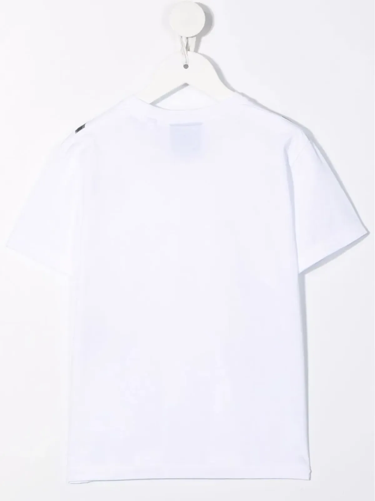 COUNTY OF MILAN KIDS カラカルプリント コットンTシャツ ホワイト - 画像2