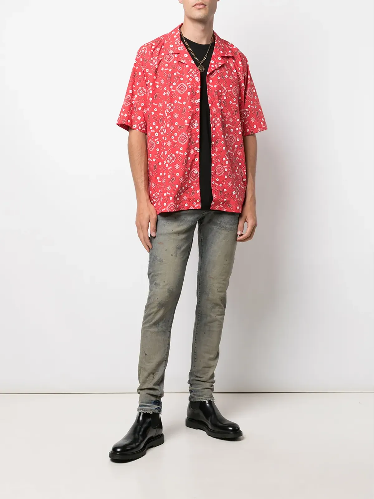 Purple Brand P011ストレートレッグジーンズ ブルー - 画像2