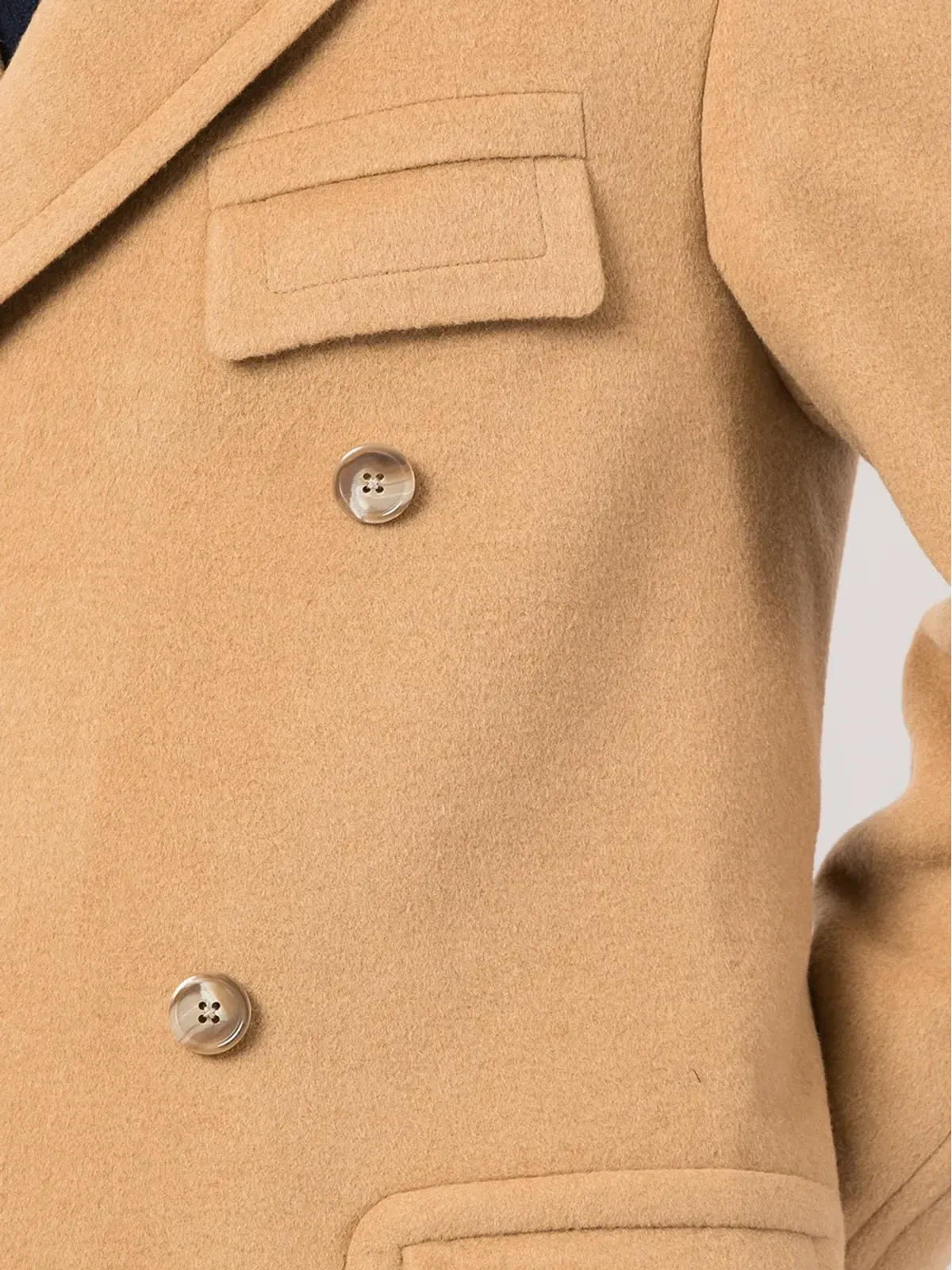 Polo Ralph Lauren ダブルブレストトップコート ブラウン - 画像5