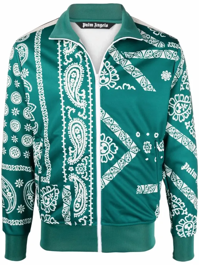 Palm Angels Palm Angels バンダナプリント トラックジャケットの商品画像