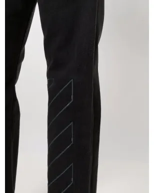 Off-White Diag スリムフィットジーンズ - ブラック - サムネイル5