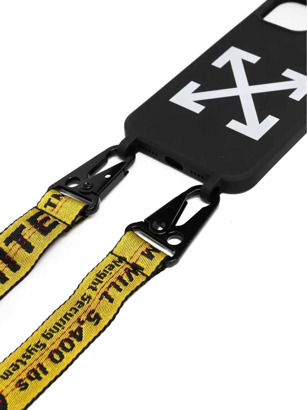 Off-White インダストリアルベルト iPhone 12 Pro Max カバー - ブラック - 画像3