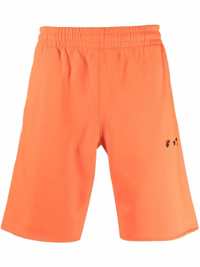 OFF-WHITE Off-White ロゴプリント トラックショーツの商品画像