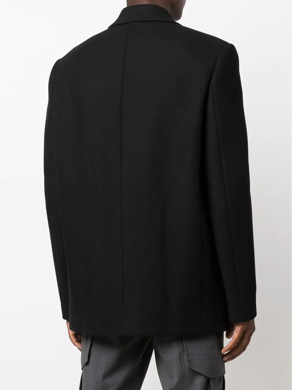 Off-White ダブルブレストショートコート - 画像4