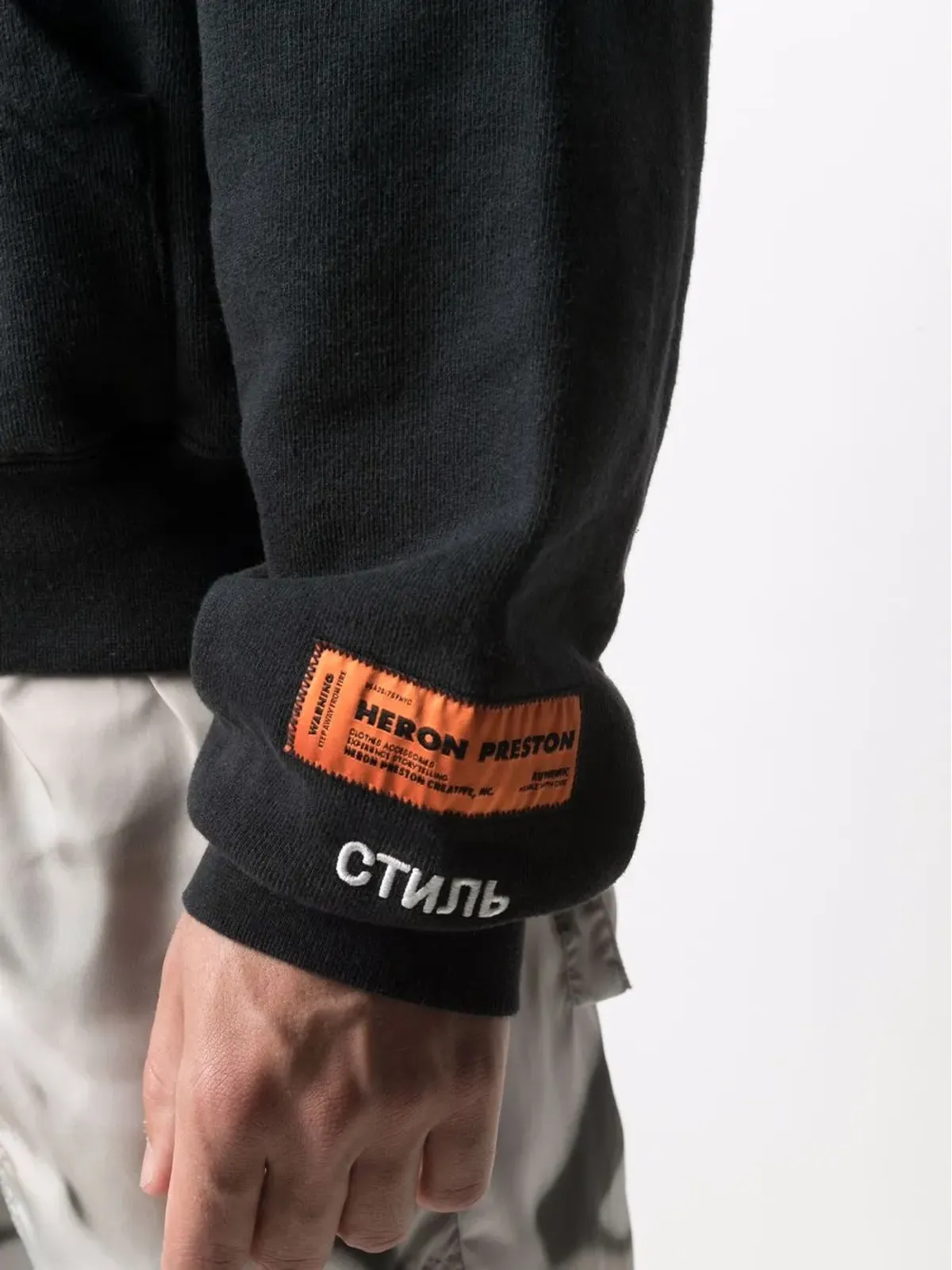 Heron Preston ロゴプリントフーディ - 画像5