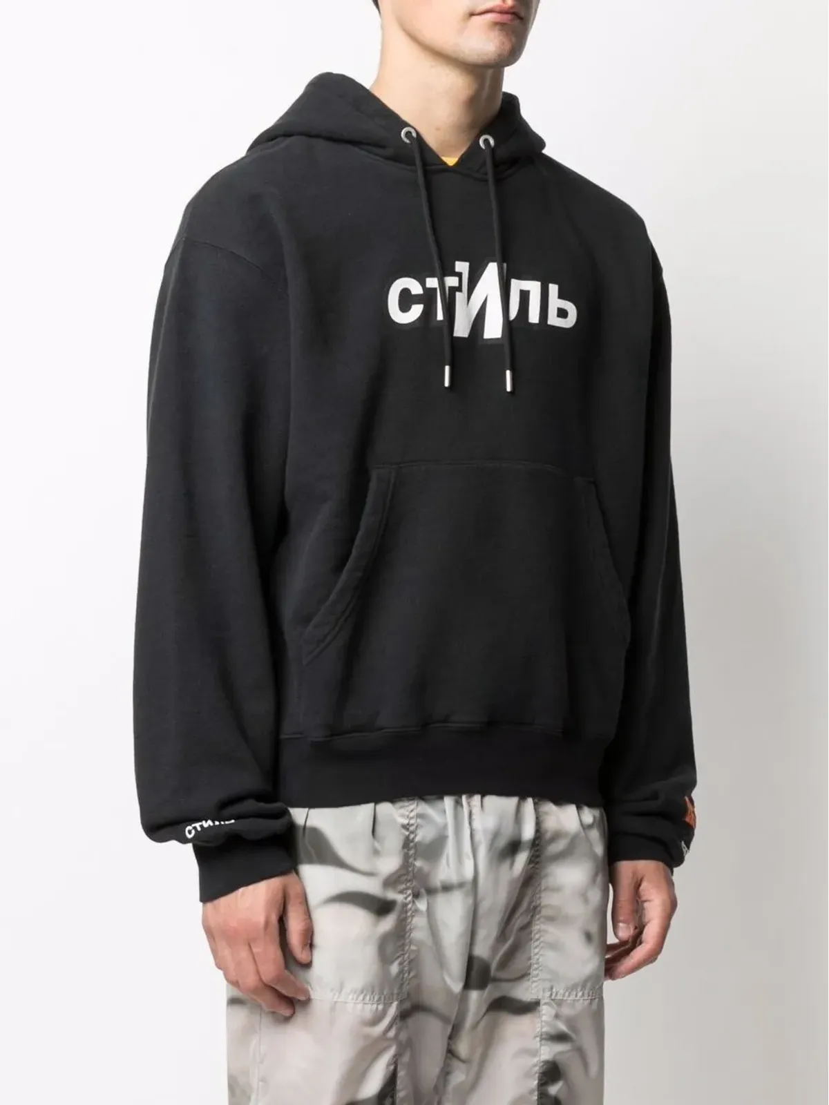 Heron Preston ロゴプリントフーディ - 画像3