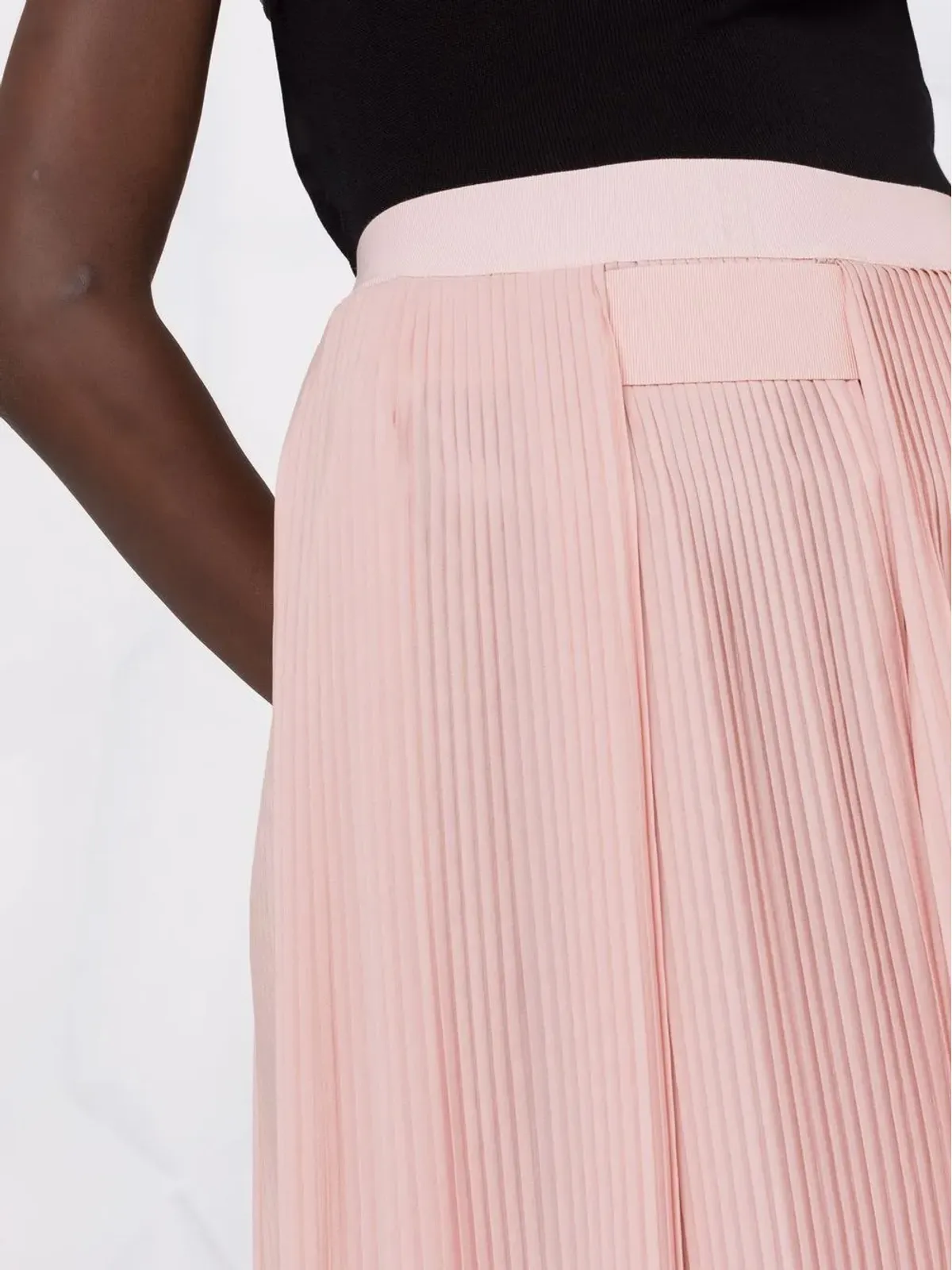 Givenchy アシンメトリックプリーツミディスカート - 画像5
