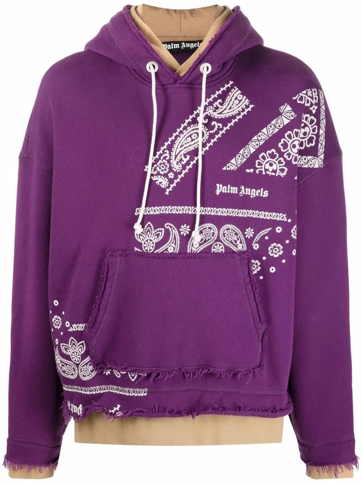 Palm Angels バンダナ柄フーディ - 画像2