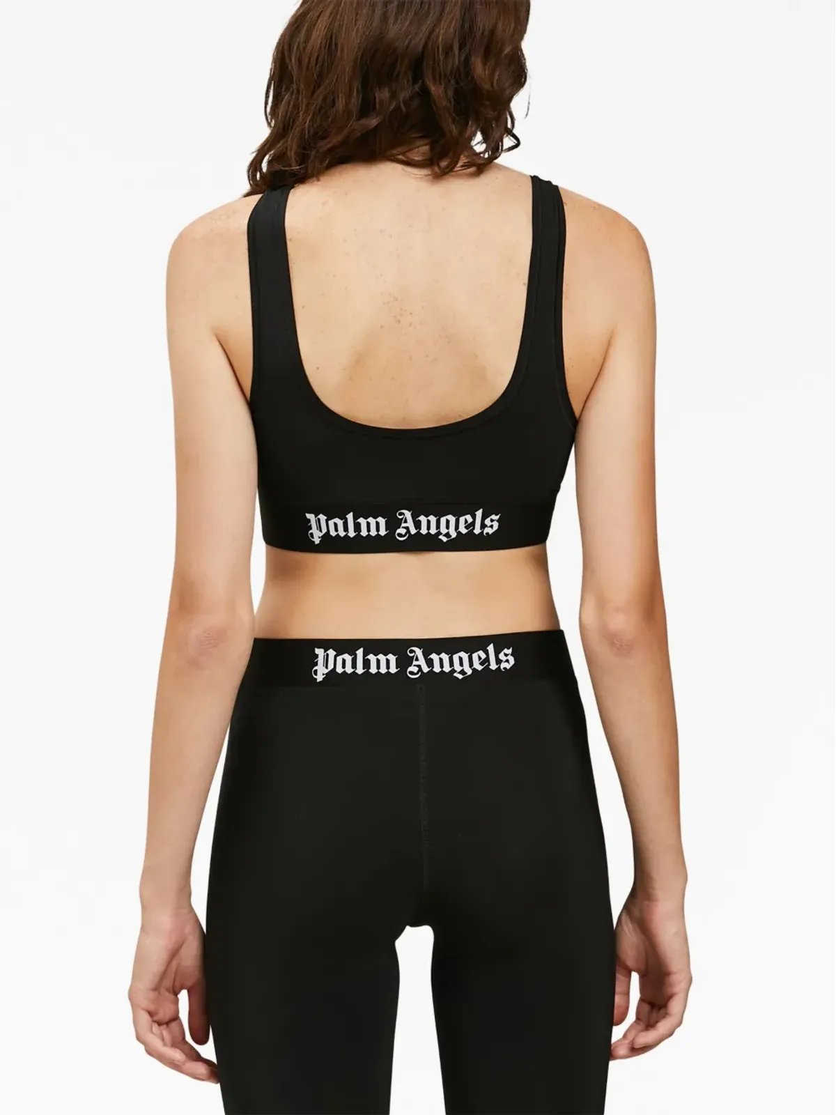 Palm Angels ロゴプリント・スポーツブラ - Black - 画像5