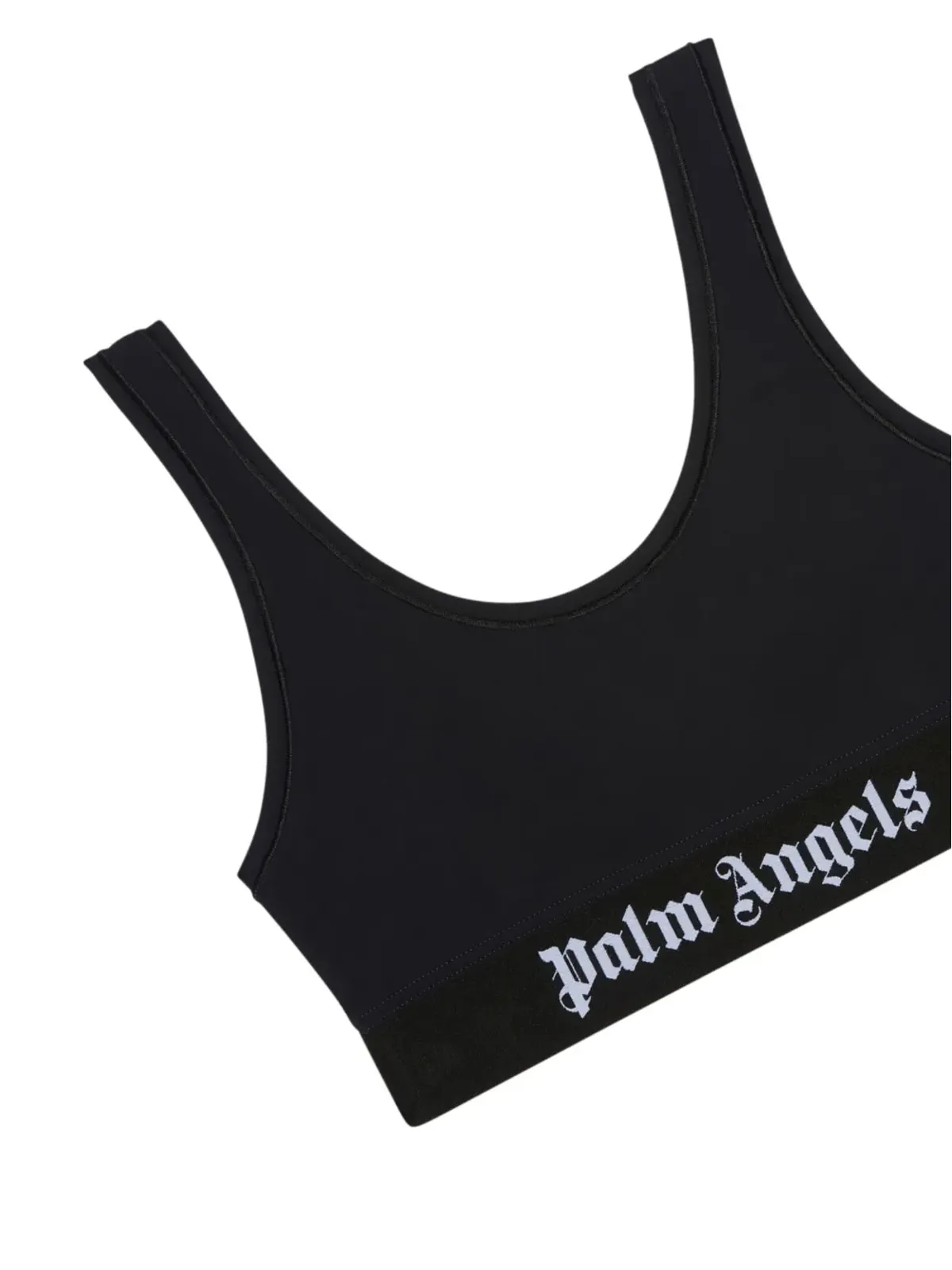 Palm Angels ロゴプリント・スポーツブラ - Black - 画像2