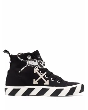 Off-White ヴァルカナイズド ミッドトップ スニーカー - ブラック - サムネイル1