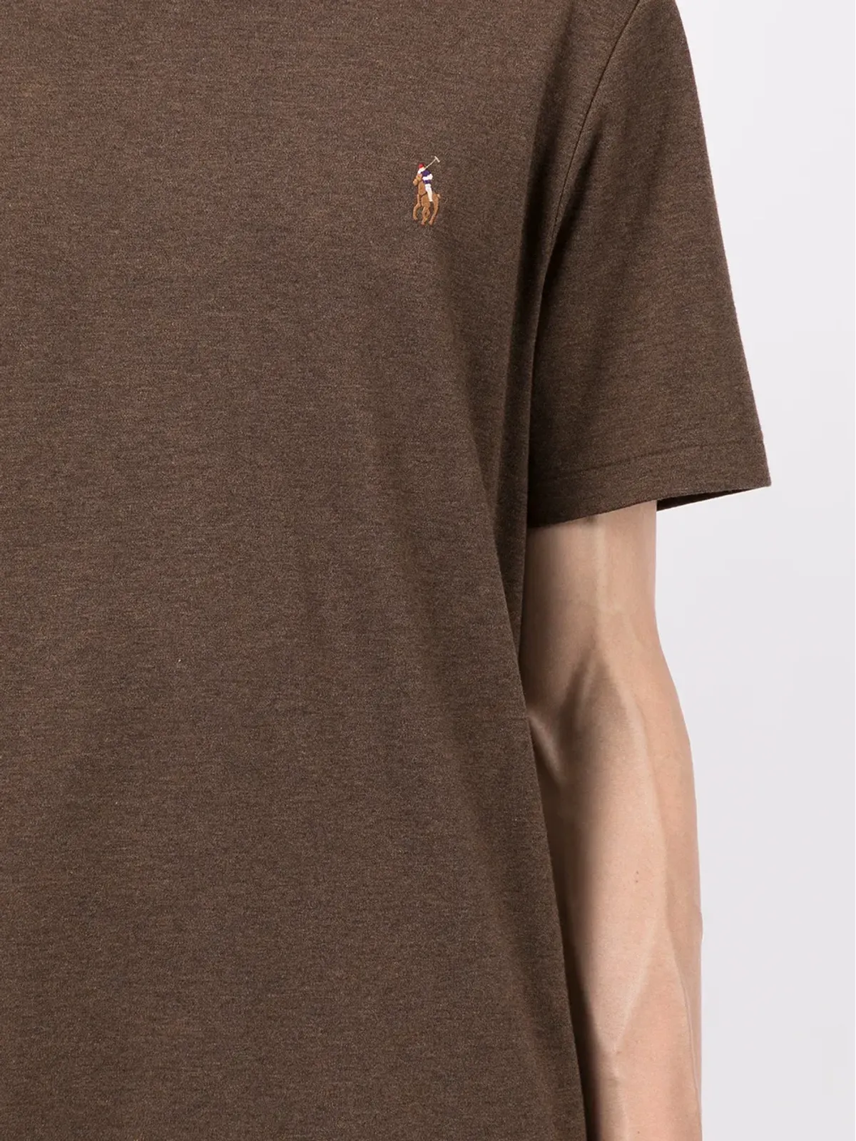Polo Ralph Lauren 刺繍ロゴ入り 半袖Tシャツ - ブラウン - 画像5