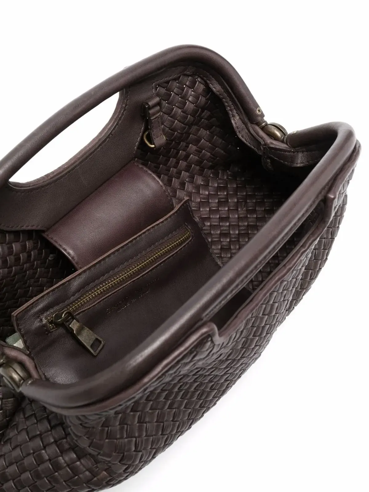 Officine Creative Helen 08 Mignon clutch bag - Brown - 画像5