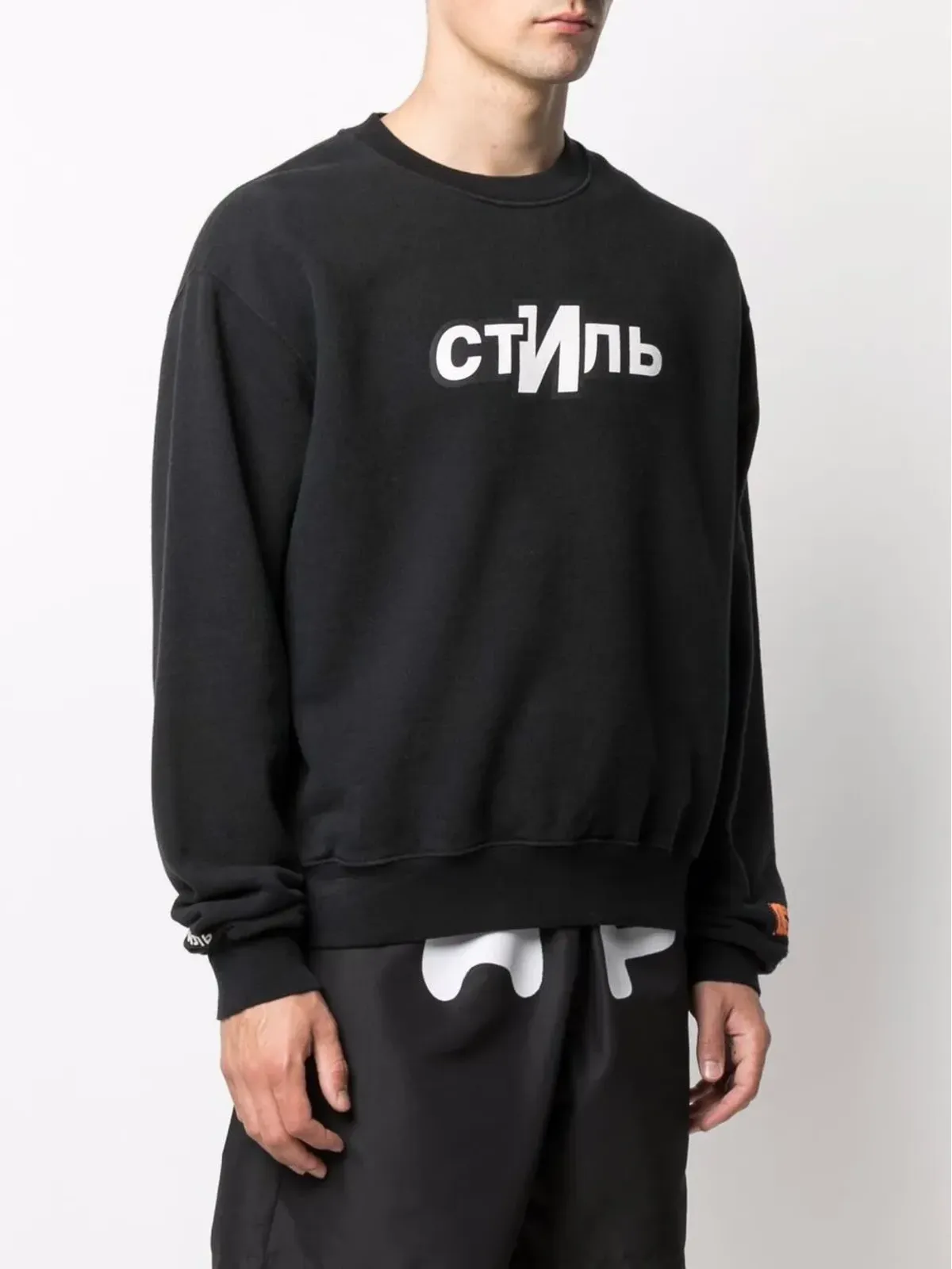 Heron Preston ロゴプリント クルーネック スウェットシャツ - 画像3