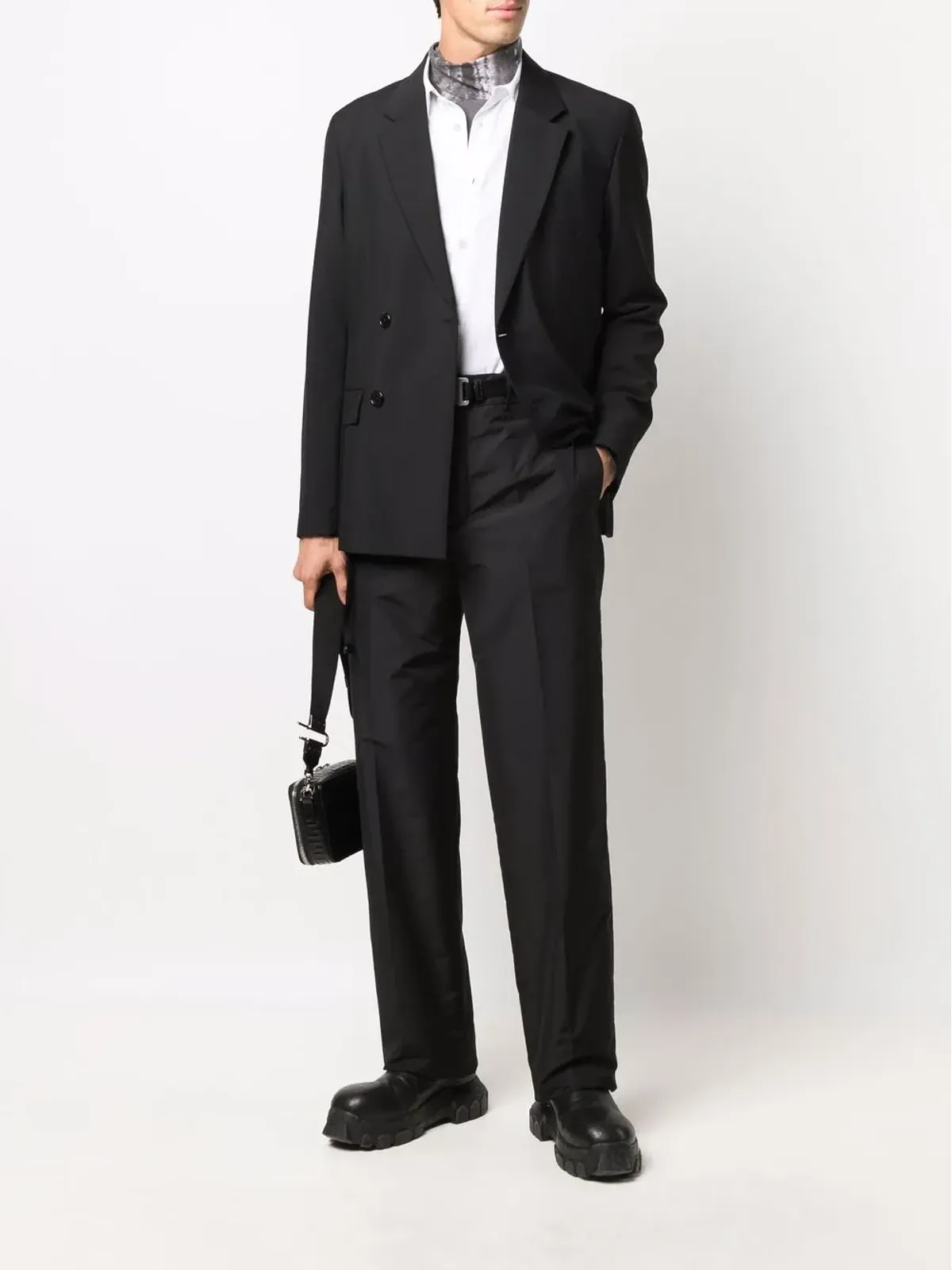 Off-White パッド入りストレートレッグパンツ - 画像2