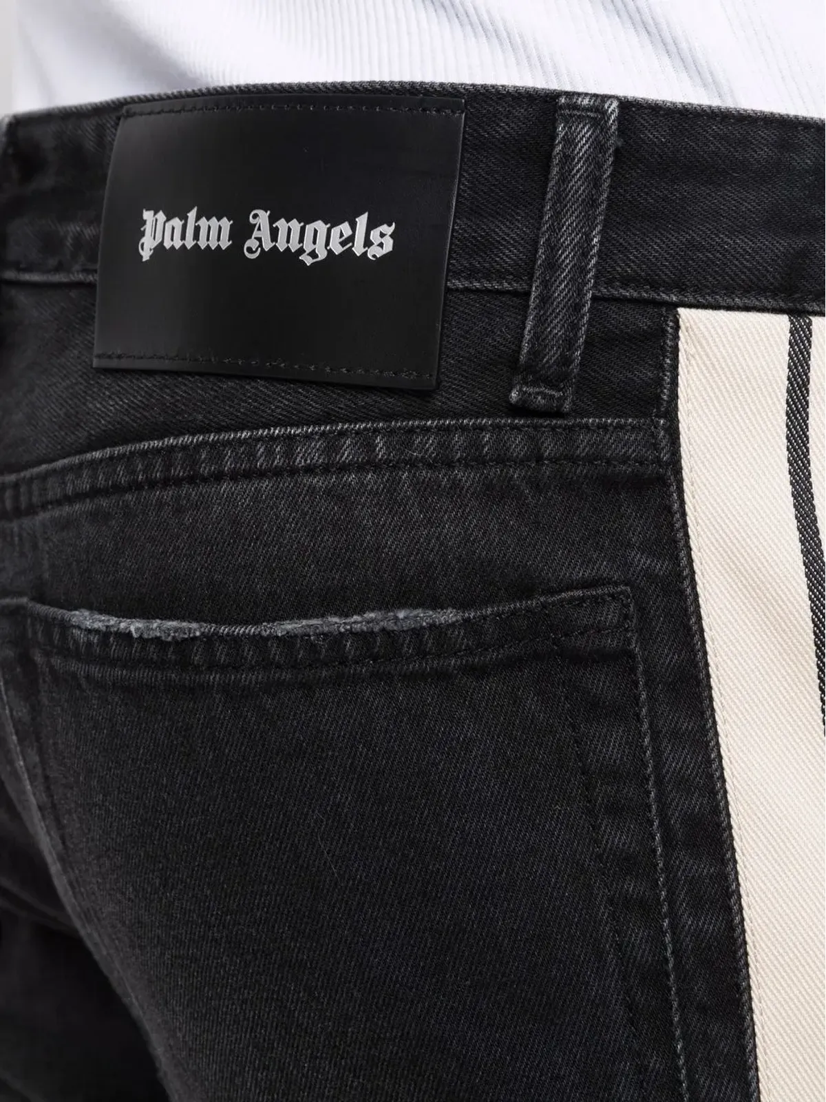 Palm Angels サイドストライプ入りスリムフィットジーンズ - 画像5