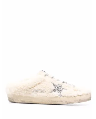 Golden Goose ゴールデン グース スーパー・スター サボット シアリング スニーカー - ホワイト - サムネイル1