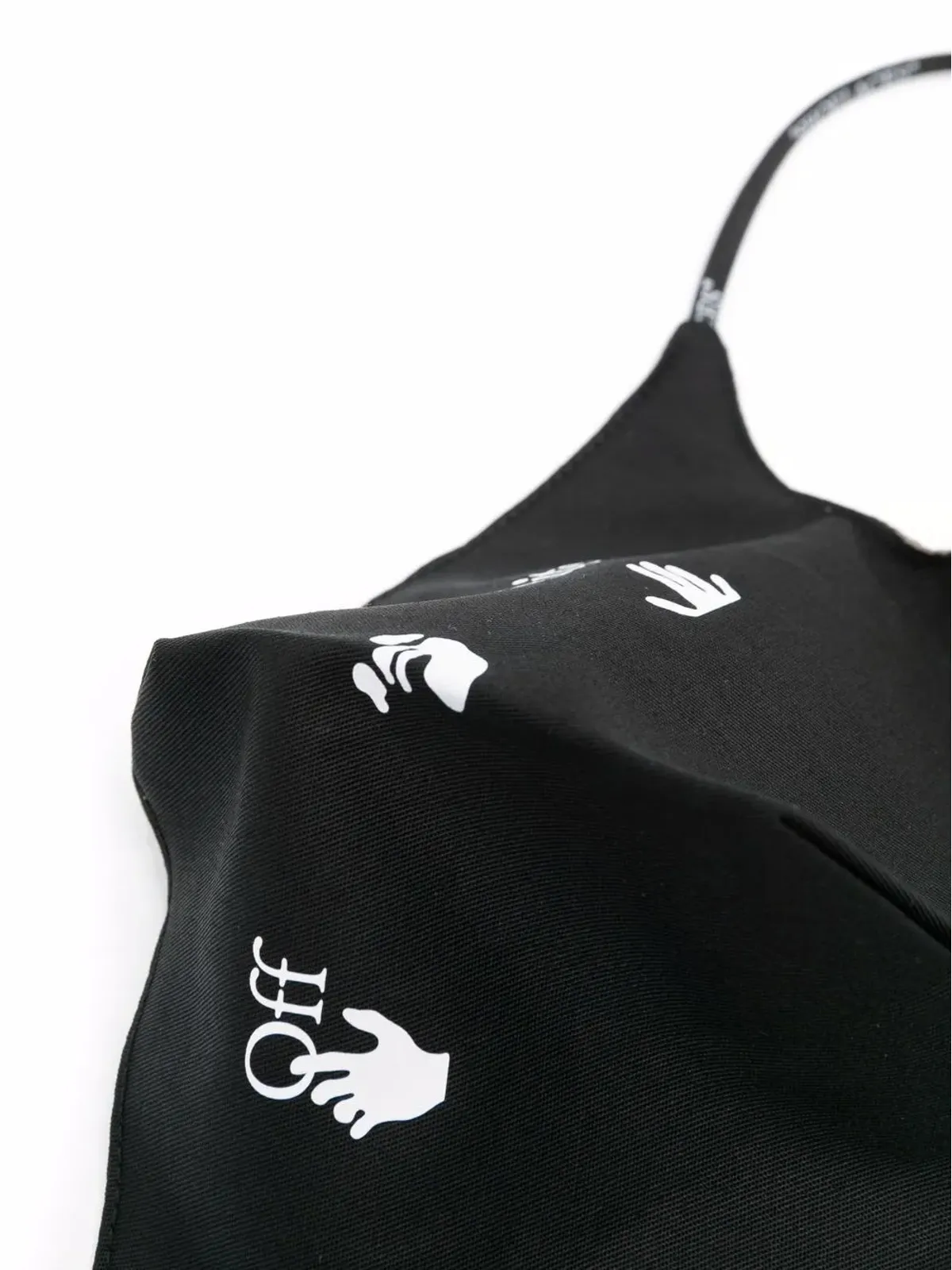 Off-White Swimm ロゴプリント フェイスマスク - 画像3