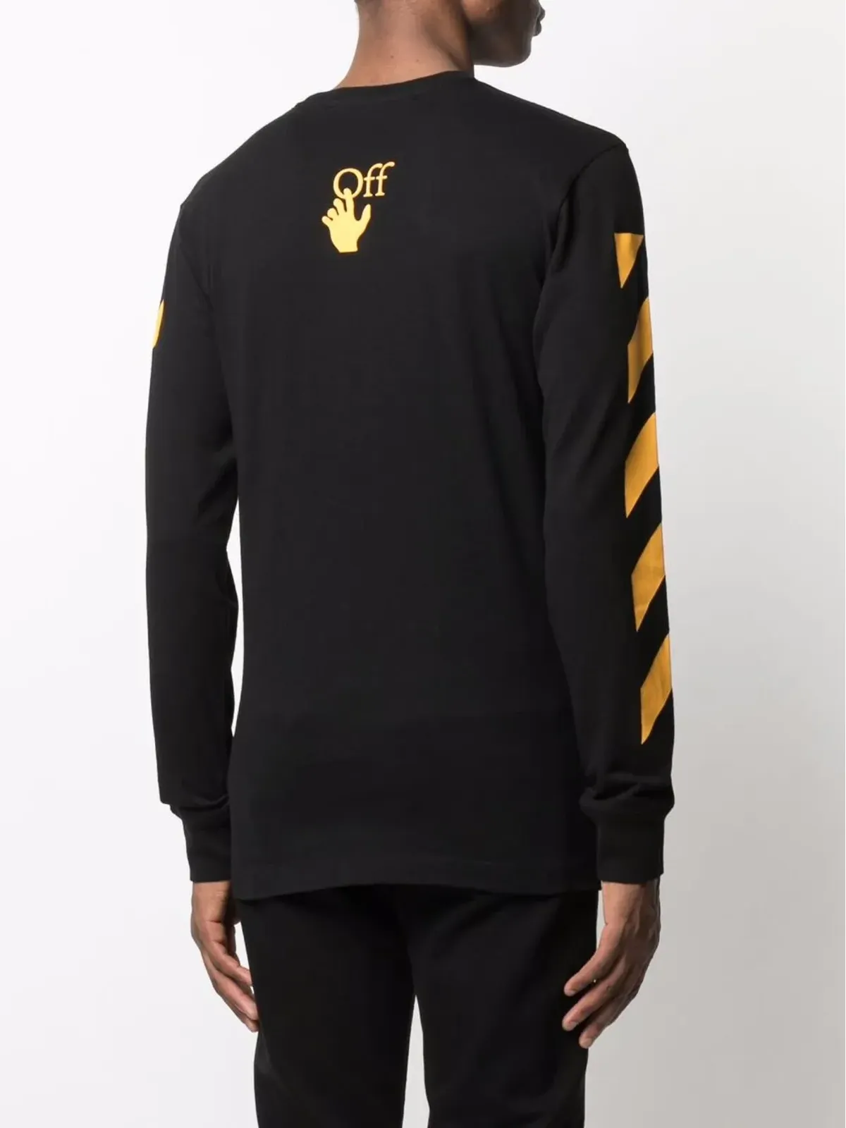 Off-White Caravaggio print long-sleeve T-shirt - Black - 画像4