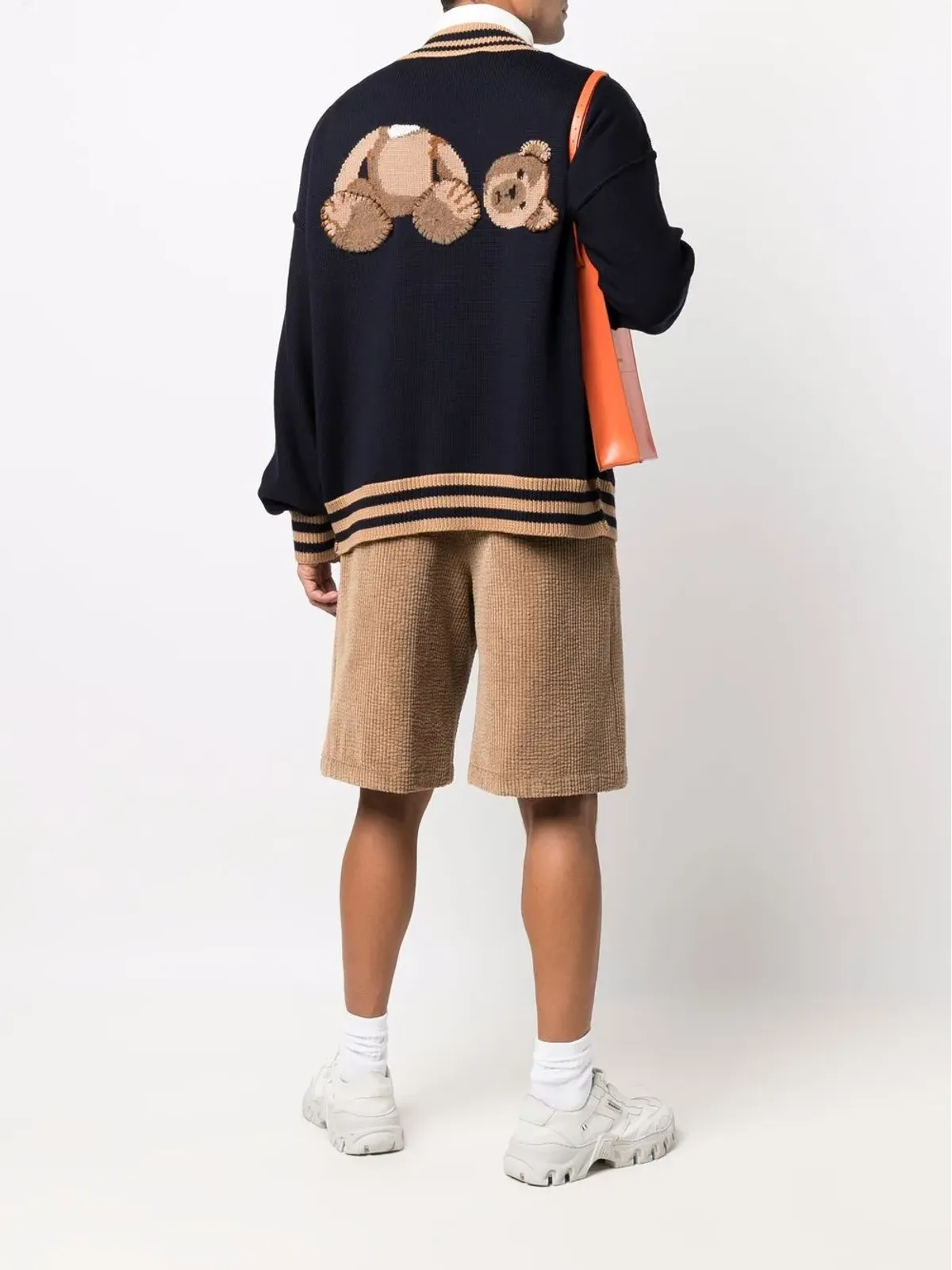 Palm Angels ベアモチーフ カーディガン - ブルー - 画像2