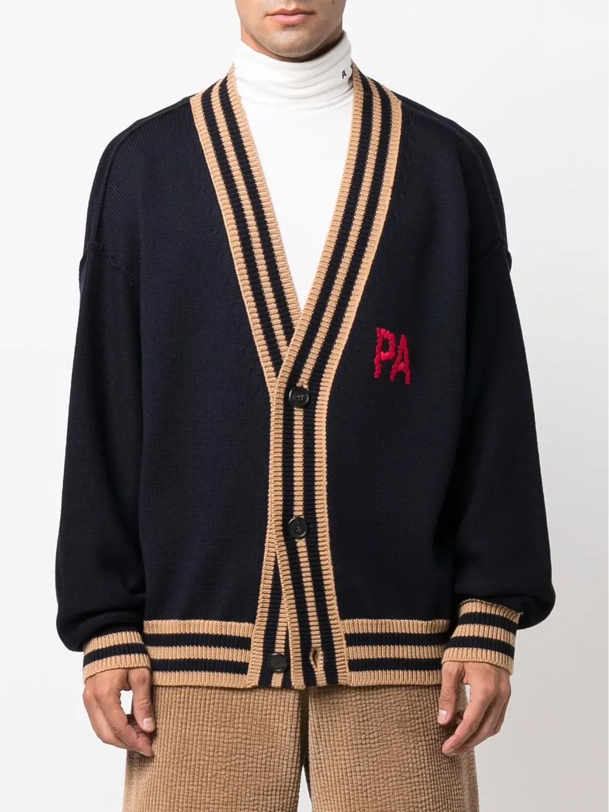 Palm Angels ベアモチーフ カーディガン - ブルー - 画像3