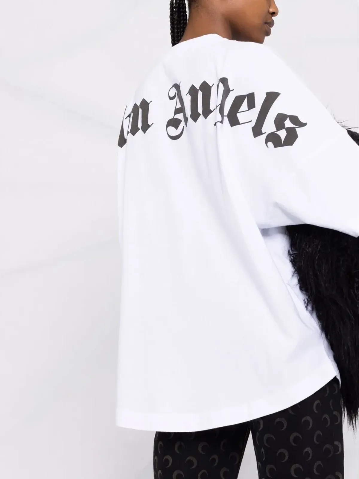 Palm Angels ロゴプリント・ハイネックTシャツ - 画像5