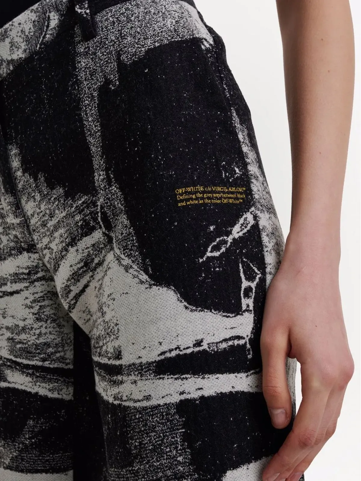 Off-White x Pablo Tomek ダブルストレートパンツ - 画像5