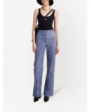 Off-White スナップ・スプリット・フレアパンツ - サムネイル2