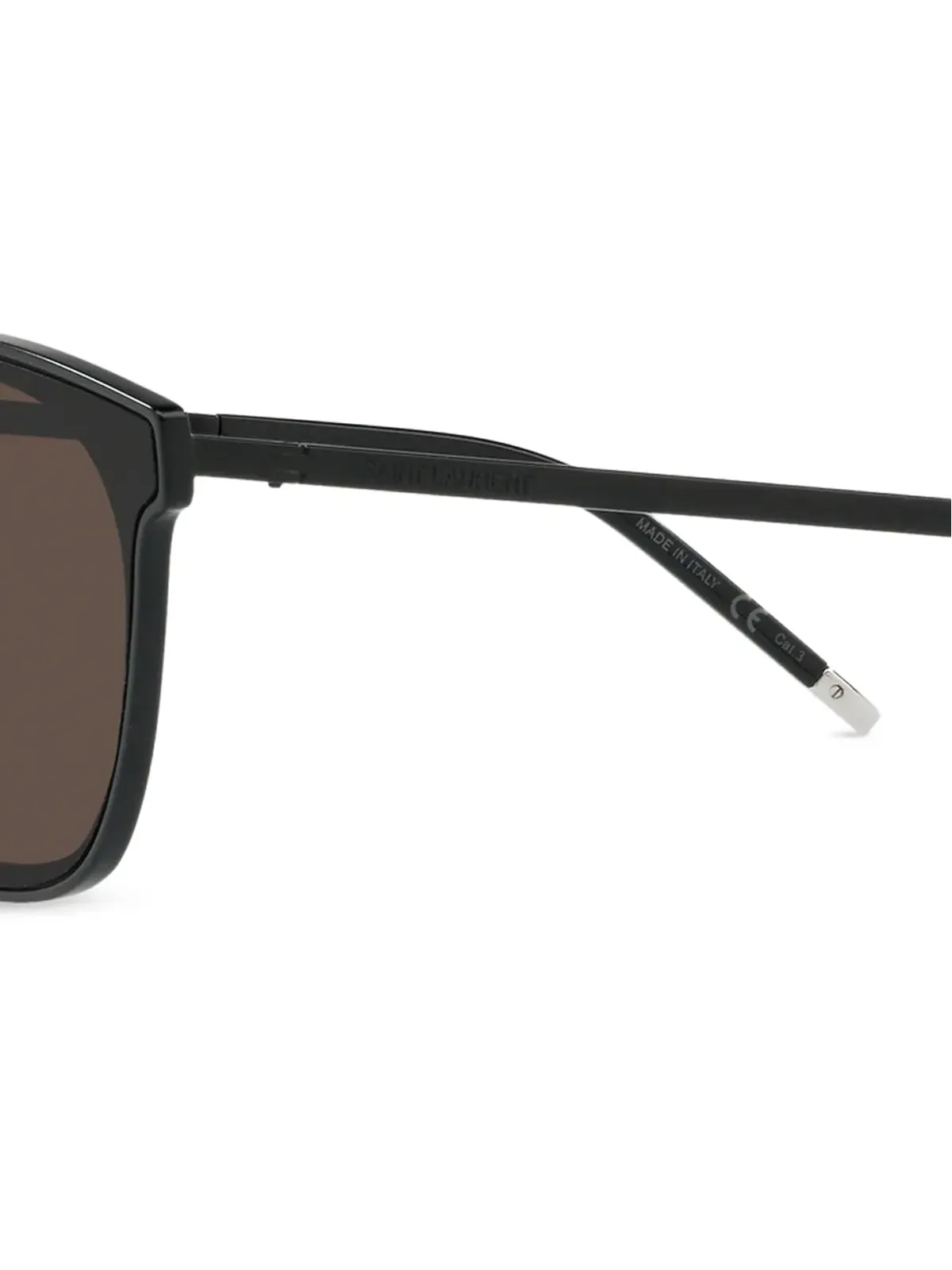 Saint Laurent Eyewear ダブルブリッジ・ラウンドサングラス - 画像3