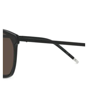 Saint Laurent Eyewear ダブルブリッジ・ラウンドサングラス - サムネイル3