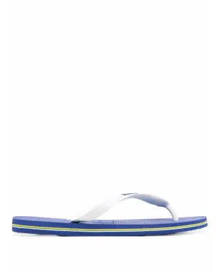 Havaianas ブラジル ロゴ スリップオン フリップフロップ - ホワイト - サムネイル1