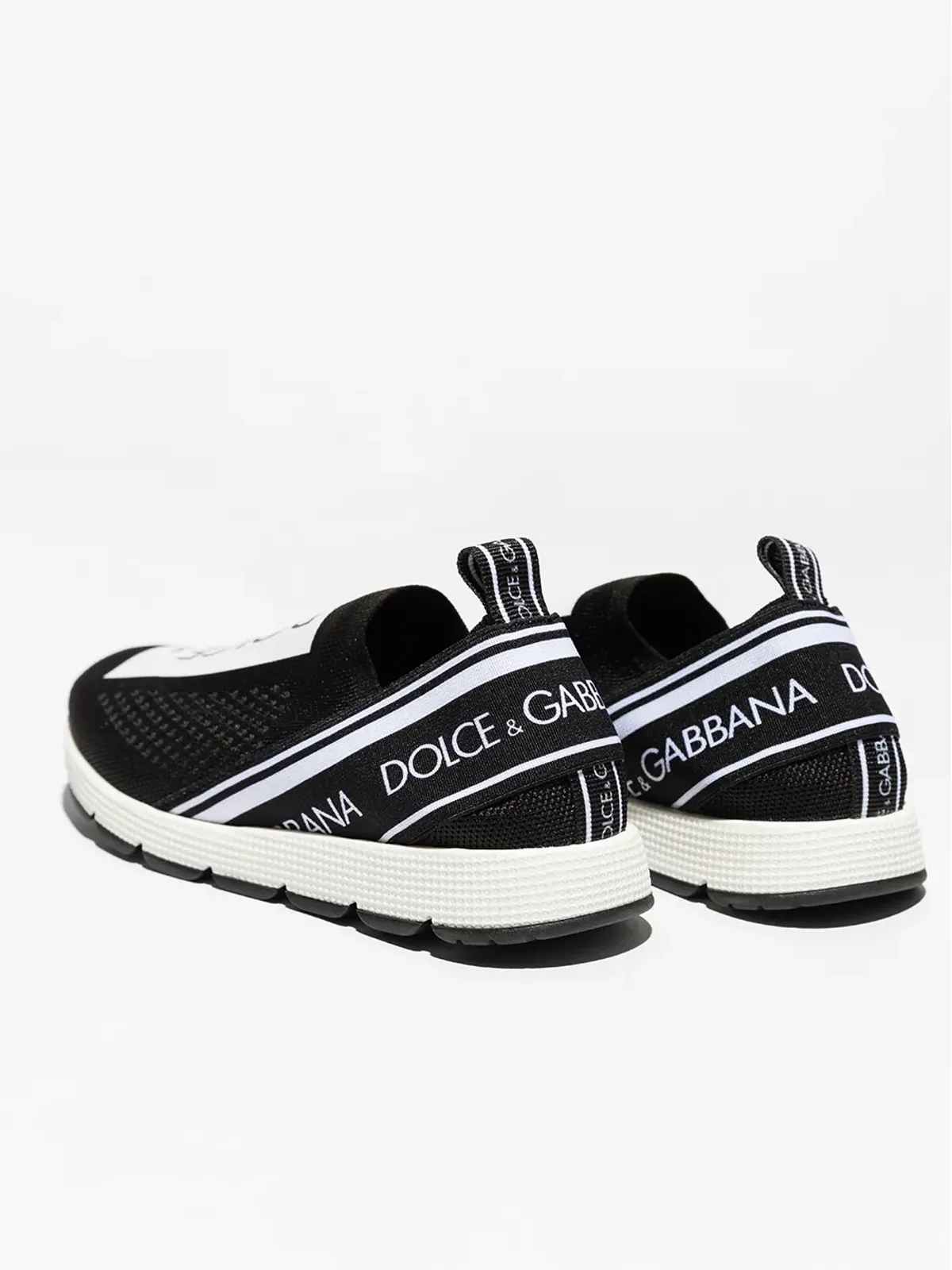 Dolce & Gabbana Kids ロゴソックスタイルスニーカー - 画像3