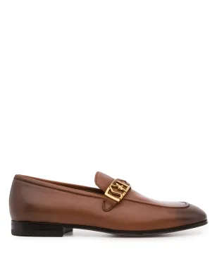 Ferragamo ナイロビ ロゴプレート ローファー - サムネイル1