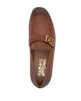 Ferragamo ナイロビ ロゴプレート ローファー - サムネイル4